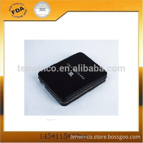 Wholesale Recycled tin boxes Tin box for gift small square metal box